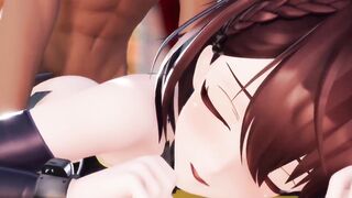 【MMD R-19 yo SEX DANCE】BALTIMORE CUTIE SEX CUM IN LONG BUTT 精液だらけの変態 [MMD]