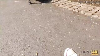 HUNT4K. For money a stallion agrees to view how the
