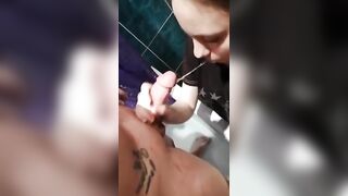 Cum on Mouth for Escort with Blue Eyes inside Shower , Queen of Deeply for Extra 30$