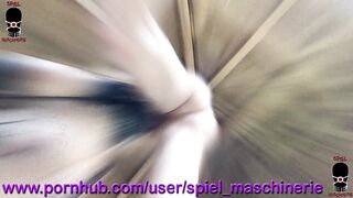 Ring Dental Tunnel Gag Deep Throat CUMMING- Spiel Maschinerie Ultimate Set 6