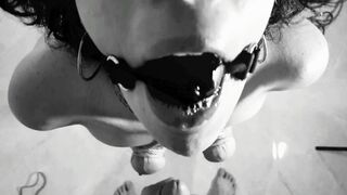 Subspace: Part 3/3 slave Training - CUM on her Bound up Titted with Ball Gag inside her Mouth