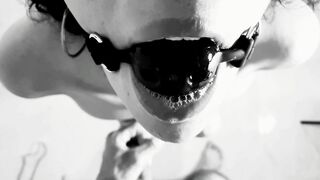 Subspace: Part 3/3 slave Training - CUM on her Bound up Titted with Ball Gag inside her Mouth