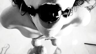 Subspace: Part 3/3 slave Training - CUM on her Bound up Titted with Ball Gag inside her Mouth