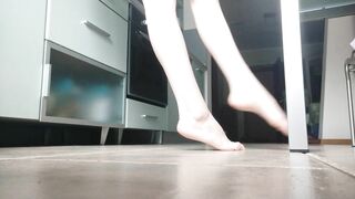 Tarrantino would be like It.... FEET BDSM! Teenie Posing me with PRETTY LEGS and Close up FOOTJO