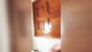 Hoe Blows Masked Stranger Huge Dick inside Outside Toilet