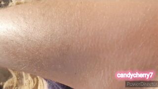 Candycherry7* a milf Blows, Piss on a Outdoors Beach , Beware the Voyeur !
