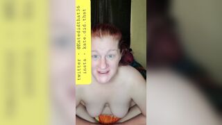 Ginger BBW Nude Yoga