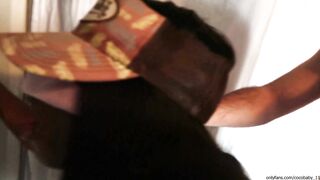 African Skank used as a Sex Vibrator by White Bf