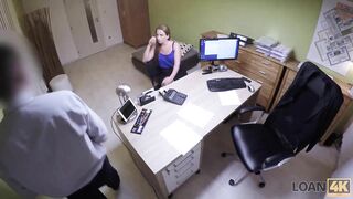 LOAN4K. The banker is ready to help a cunt with mouth if