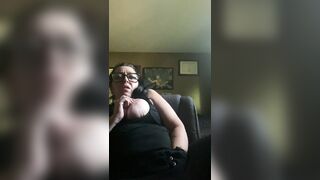 Gothic mom Sneaks a Twat Rub and Finger inside Office