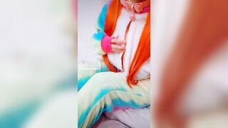 Adorable Tik Tok with Animated Music Long Breasts Silicone Rubber Suit Dance