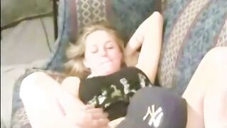 Barely Legal thot cheating on boyfriend while he inside vehicle