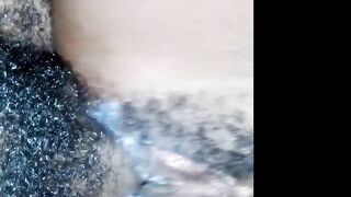 Openlegs69 Bushy milf Riding Horse Penis