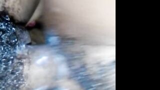 Openlegs69 Bushy milf Riding Horse Penis