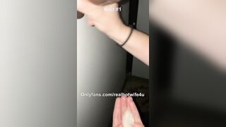 Compilation of Gloryhole Creampies from Strangers - Realhotwife4u