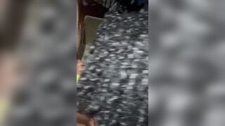 Black Thot Sucking Off Cock until she Gets Facial