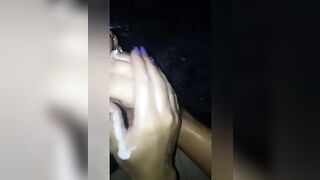 Rubbing Lotion on my Toes, Cum on my Foot