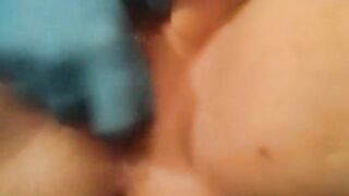 Rubber Glove Twat Rub Masturbation