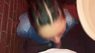 doctor blows her patient's dick into the hospital bathrooms, finishes