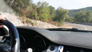 Wild Sex like Cavemen inside DOLMEN with Blonde Long Jugs on Vacation 