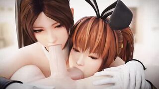 3D Compilation: Doa Honoka Ayane Mai Shiranui BunnyGirl Dess Uncensored Anime Dead or Alive