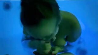 Blowing my Neighbors into the Bombshell Hot Tub while my Hubby is at Work