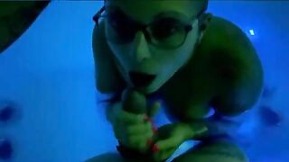 Blowing my Neighbors into the Bombshell Hot Tub while my Hubby is at Work
