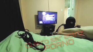 Vulgar Colombian bimbos interrupts the scene game, the boy fucks