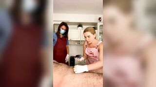 2 Beauties Fulfilled the Dream of any Man, Deep Depilation of Guys's Bikini
