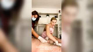2 Beauties Fulfilled the Dream of any Man, Deep Depilation of Guys's Bikini
