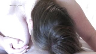 Double Facial Part two - her Cuckold Hubby Films our Hottest Video yet