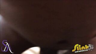 Bubble Butt PAWG Creampied by big black cock