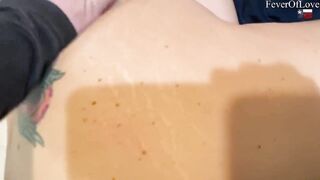 Blonde Bae cougar with Huge Natural Breasts Fucks Blows and Riding a Long Penis Rough for Twat Cum