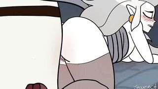 Warden Wrath fucking Eda WITH SOUND Milf Witch - The