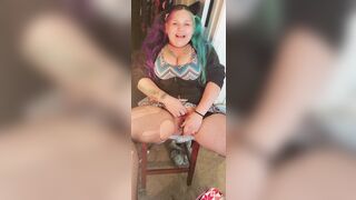 Really hot Chair Squirt