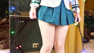 MY VULGAR ACADEMIA: Asui Tsuyu Bored of Study and wants to have Fun - Amateur Cosplay Spooky Boogie