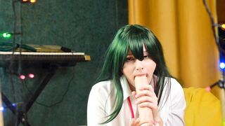 MY VULGAR ACADEMIA: Asui Tsuyu Bored of Study and wants to have Fun - Amateur Cosplay Spooky Boogie