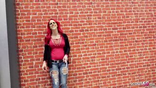 GERMAN SCOUT - GINGER TEENIE CLOE (20) PICKUP AND BANGED!
