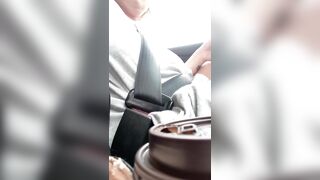 Milkymama Flashes Truckers before Milking Jugs and Having Fun with Vagina into Sand OUTDOORS