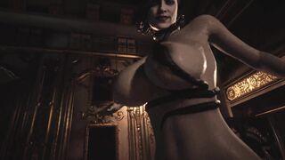 Resident Evil Village Lady Dimitrescu Seduction - 3D Anime
