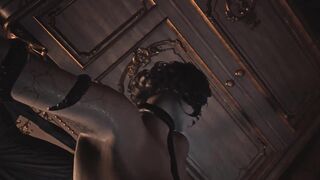 Resident Evil Village Lady Dimitrescu Seduction - 3D Anime