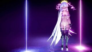 【MMD R-18 year old SEX DANCE】BB BYIBY GODDESS LONG BOOTY 大きなお尻 MMD