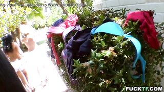 Angela Attison, Megan Foxx and Kodi Gamble gets drilled by