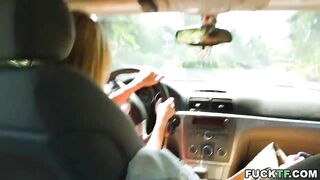Angela Attison, Megan Foxx and Kodi Gamble gets drilled by