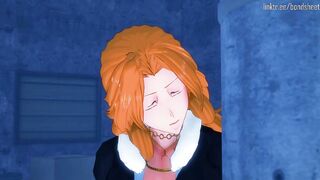 Rangiku Celebrates Bleach's new Chapter by getting her Boobies Banged! Non-stop