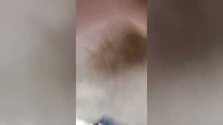 Private Amatuer Filthy Talking Fiance Gets a Jizzed on her Adorable Asshole