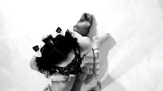 Time to Feed the Kitty with her Favorite Food - Bound up Bj Deeply with Anal Tail