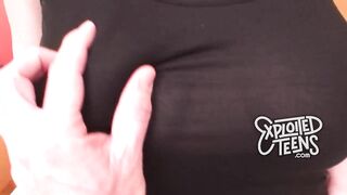18 year old yr mature red haired with long boobies blows dick