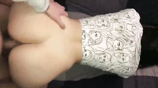 Sex of students at a party. Real sex pov