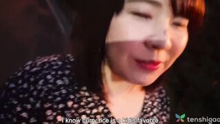 BBW Japanese amateur inside hotel blows penis, and gets banged